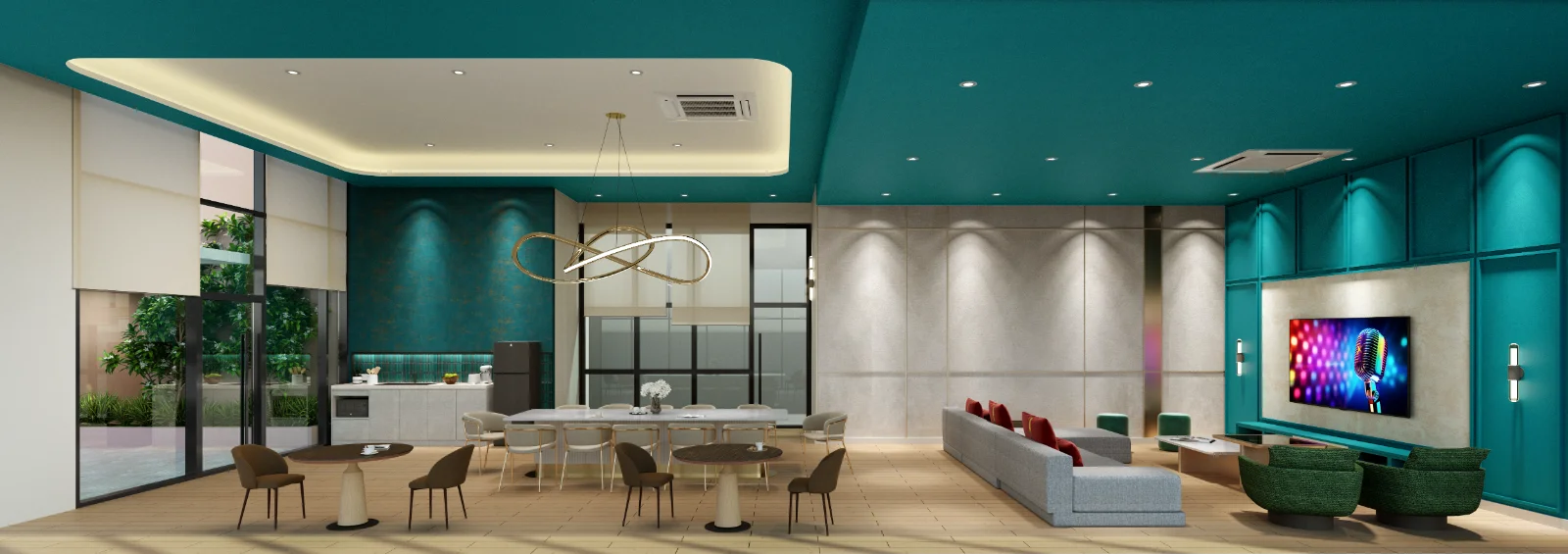 The Queenswoodz moonlight Sip sky lounge, artist's impression
